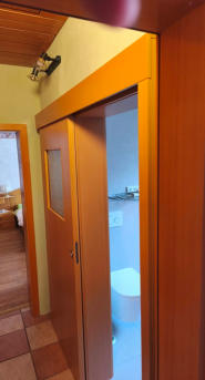 Schiebetür mit Glaseinsatz, Maßanfertigung